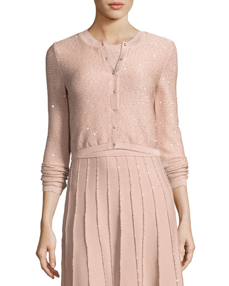 cardigan rose gold