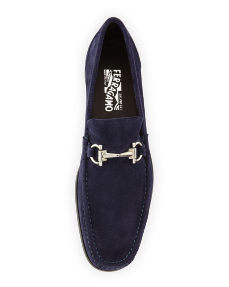 Salvatore Ferragamo Suede Gancini 