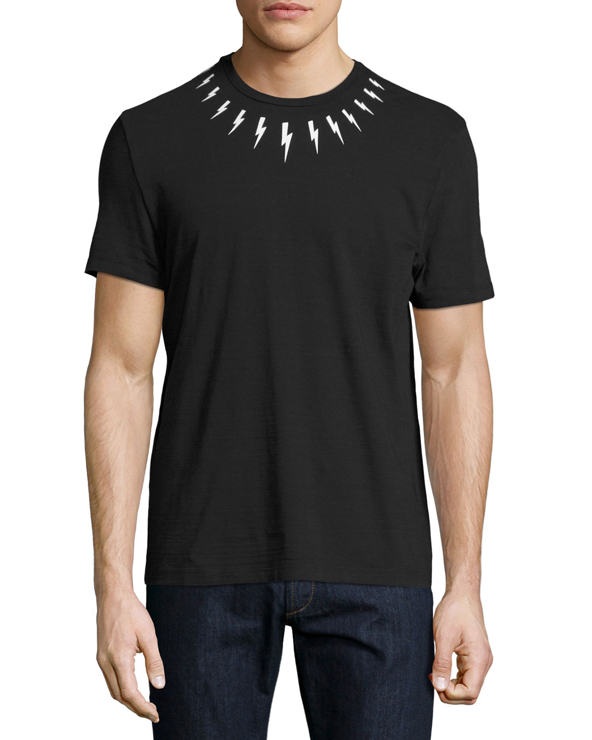 Neil Barrett Lightning Bolt T-Shirt 