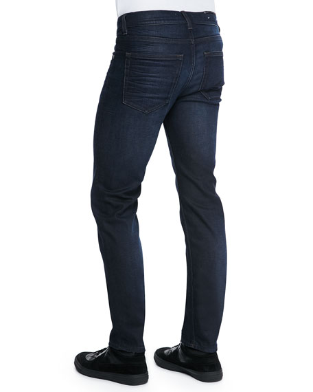 Acne Studios Ace Oreo Slim-Fit Jeans, Black
