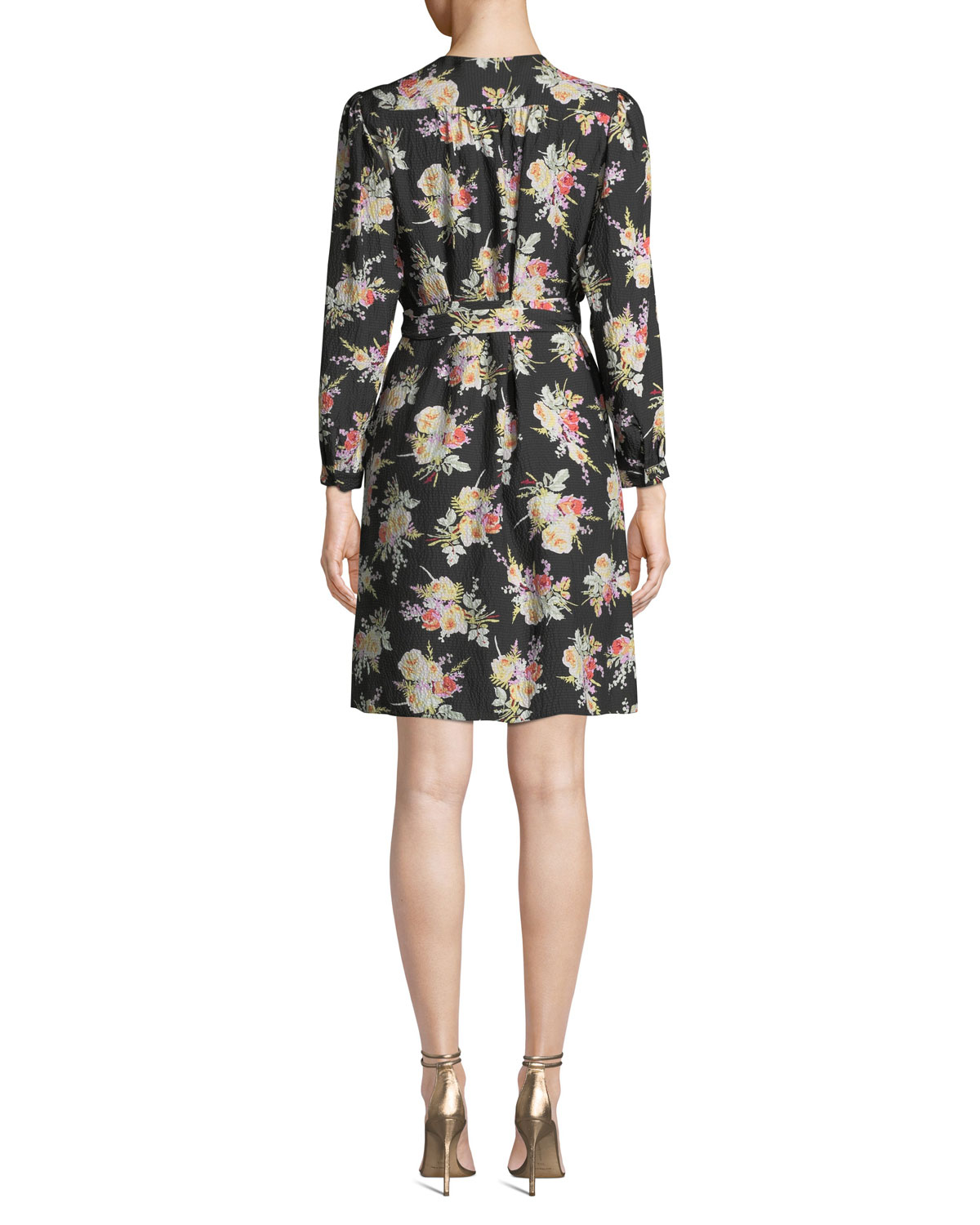 Robe Rebecca Taylor En Soie Pailletée - Manches Longues, Taille 10, Neuve Avec étiquette
