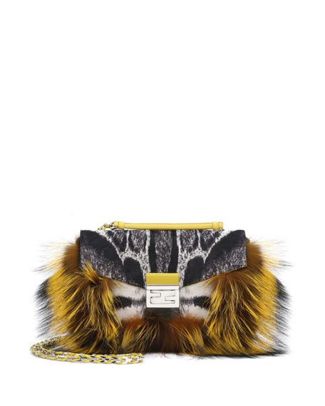fendi leopard baguette