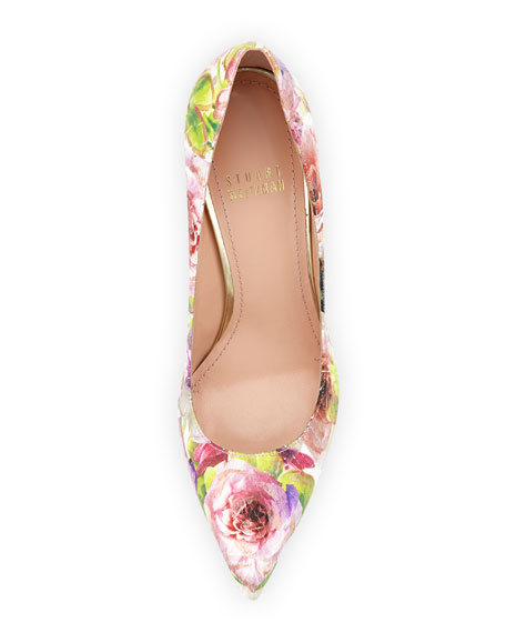 Stuart Weitzman Nouveau Floral-Print 