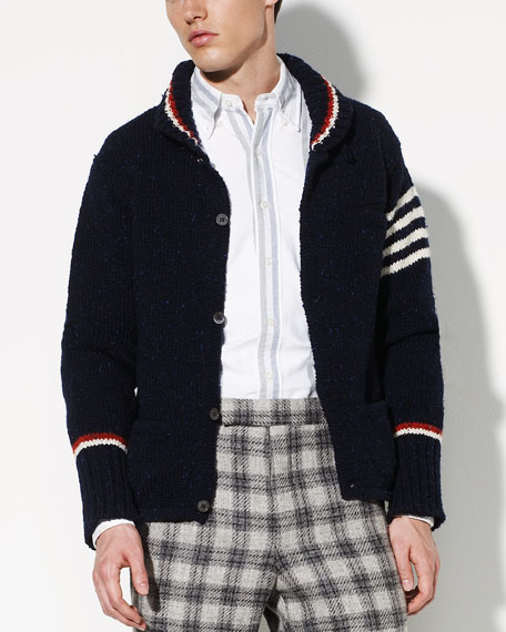 Thom Browne Shawl-Collar Cardigan