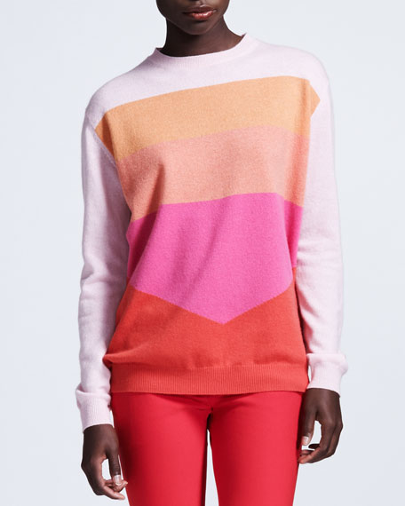 Stella McCartney Colorblock Cashmere 