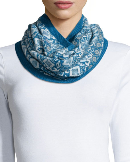 Brora Fair Isle Cashmere Snood