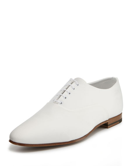 Saint Laurent Lulu Canvas Oxford Shoe 
