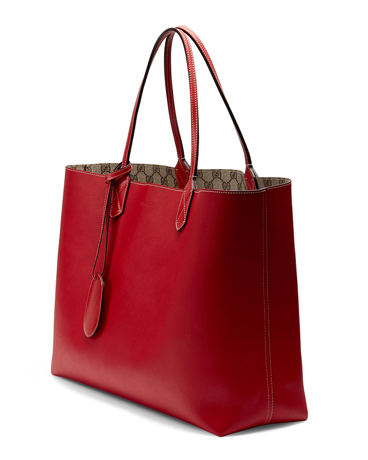 gucci reversible tote red