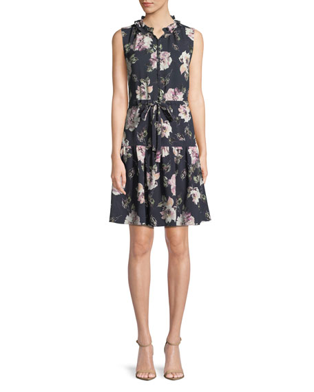 Rebecca Taylor Magnolia Floral-Print 