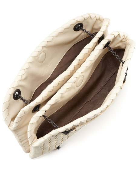 off white chain bag