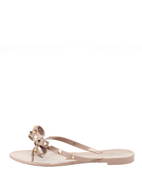 nude rockstud sandals