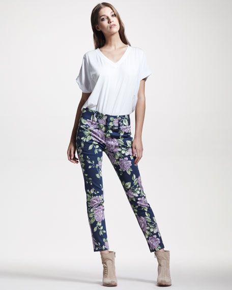 Rag \u0026 Bone Malin Floral-Print Pants