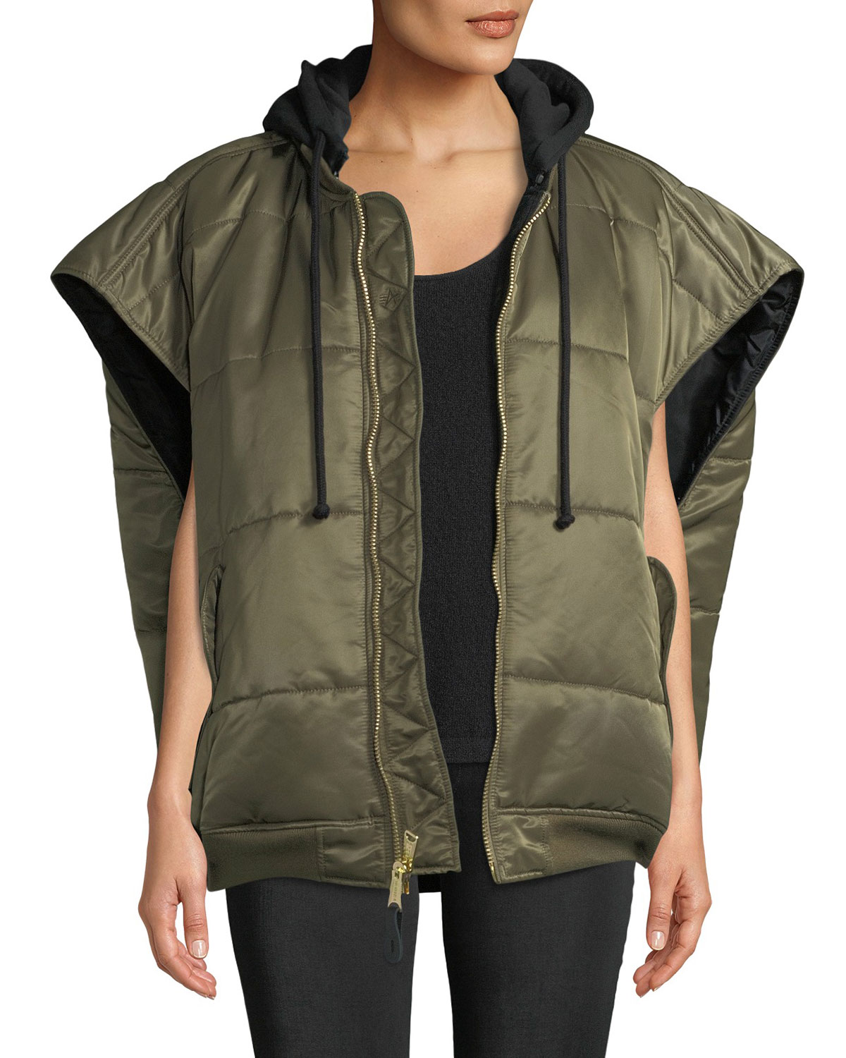 Vetements Zip-Front Hooded Oversized 