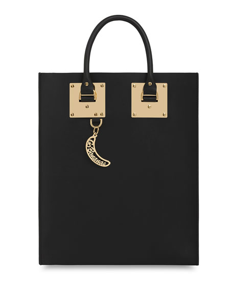 whistles leather tote bag