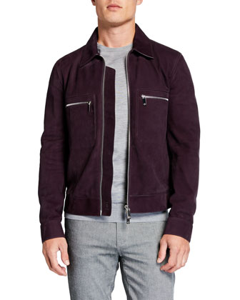 Berluti Men's Suede Jacket w 