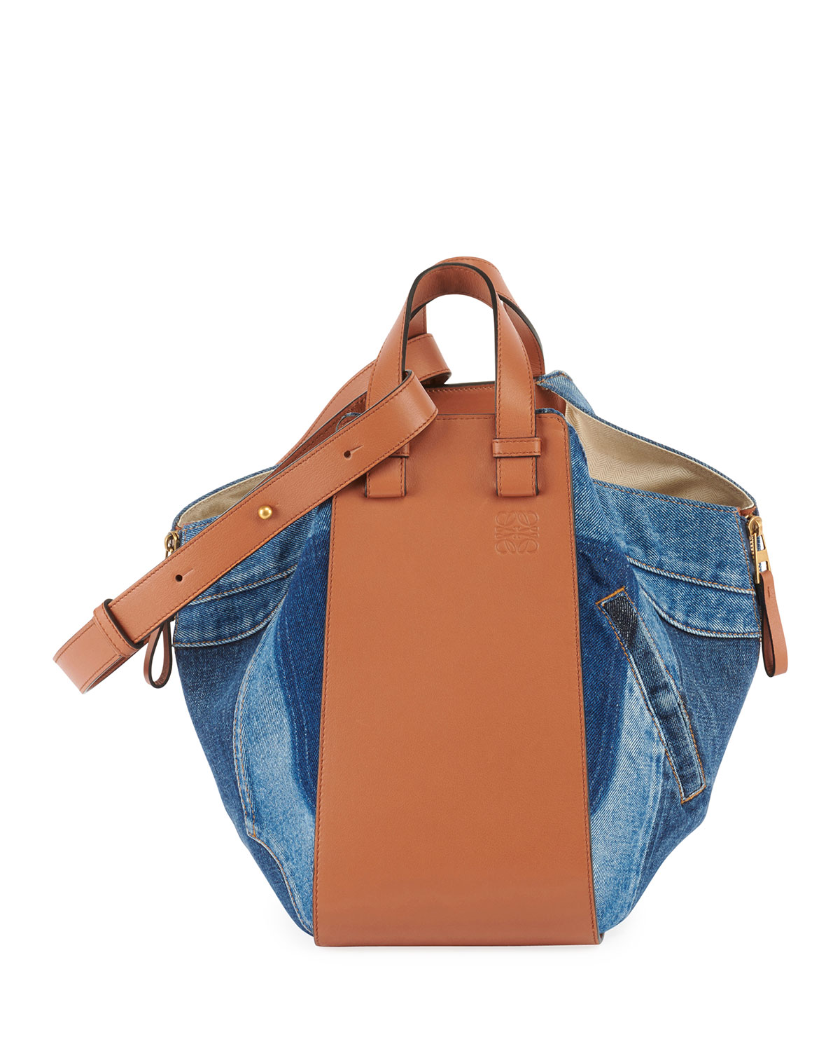 Loewe Hammock Denim Small Satchel Bag 